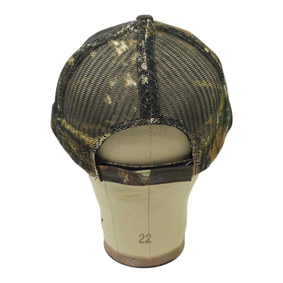 JESCO Construction Camo Mesh Strapback Cap Logo Trucker Baseball Hunting Hat - Picture 4 of 14